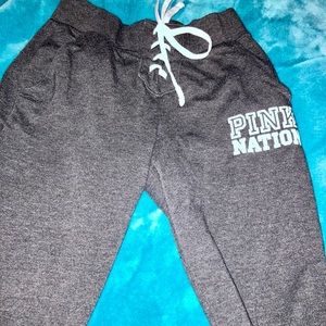 Pink Nation slim joggers